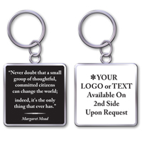 Keychain With Quote"Change The World"